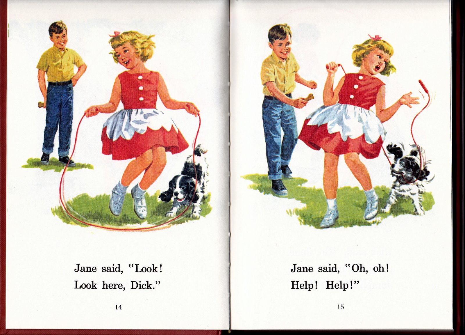 It's a Dick and Jane post! 