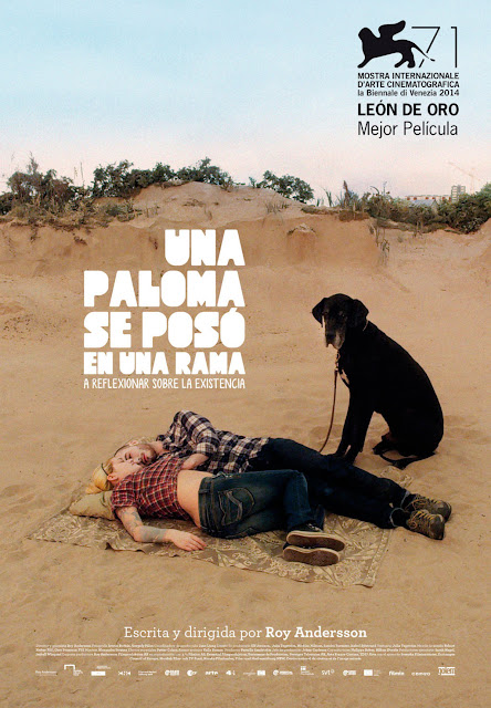 Póster: Una paloma se posó en una rama a reflexionar sobre la existencia (2014) Póster: Una paloma se posó en una rama a reflexionar sobre la existencia (2014)