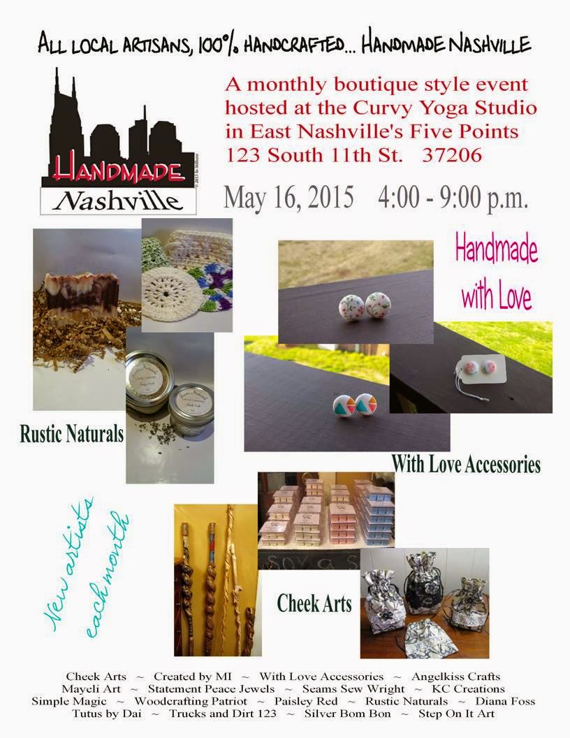 Handmade Nashville Handmade Nashville Arts & Crafts Fair at Curvy Yoga