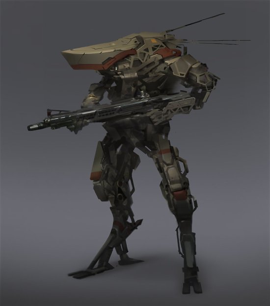 As sombrias ilustrações de ficção científica de Daryl Mandryk Daryl Mandryk artstation arte ilustrações ficção científica sombrio robôs futuristas alienígenas