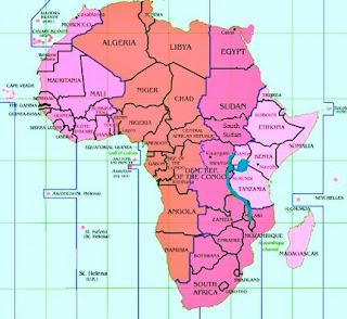 Africa has six time zones and thirteen standard time zone names.