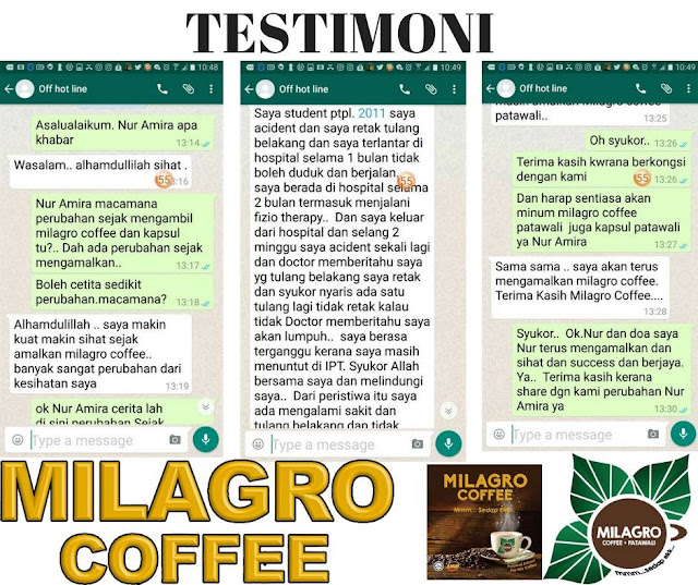 MILAGRO COFFEE MINUMAN KESIHATAN BERASASKAN HERBA PATAWALI