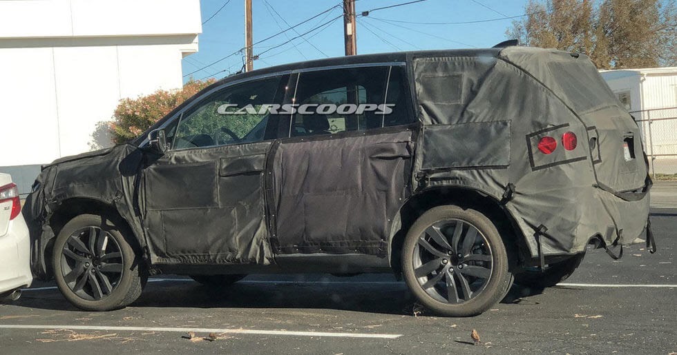 U Spy The 2019 Honda Pilot Facelift In California