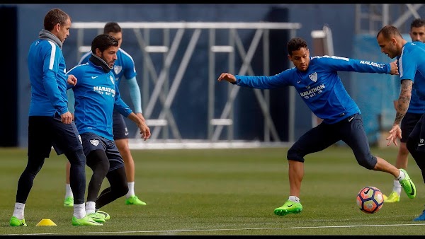 Málaga, entrenamiento y salida a Madrid a las 17:00 horas