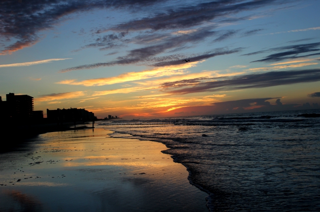 summer sunrise in myrtle beach, south carolina