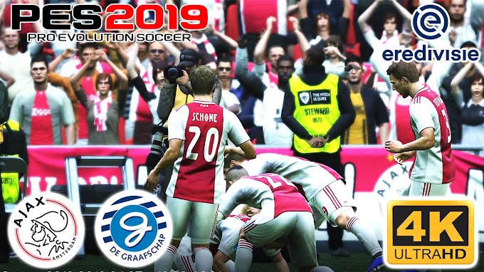 PES 2019 | Ajax vs De Graafschap | Netherlands Eredivisie | PC GamePlaySSS