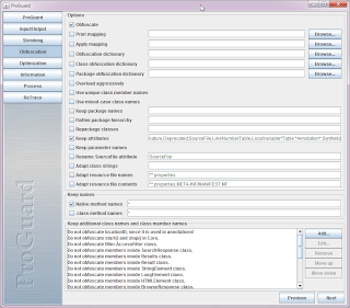 Bratislav's Java Tips: WAR file obfuscation using ProGuard