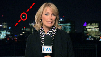 Mysterious Unidentified 'Green Orb' Caught on Live TV 10-2-14