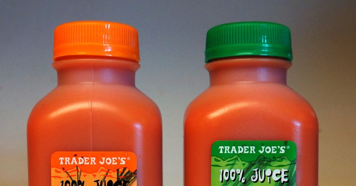 Exploring Trader Joe's Trader Joe's Carrot Juice and Organic Carrot Juice