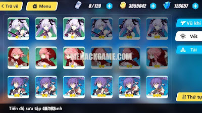 Hack full sao nhân vật honkai impact 3