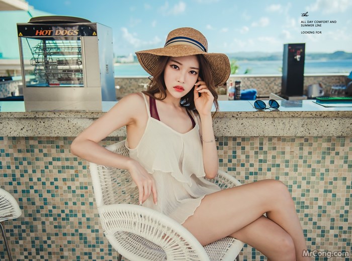 Enthralled with Park Jung Yoon's super sexy marine fashion collection (527 photos)
