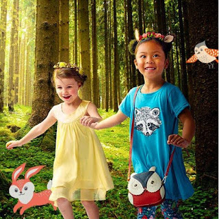 Celine and Lina modeling for Zulily