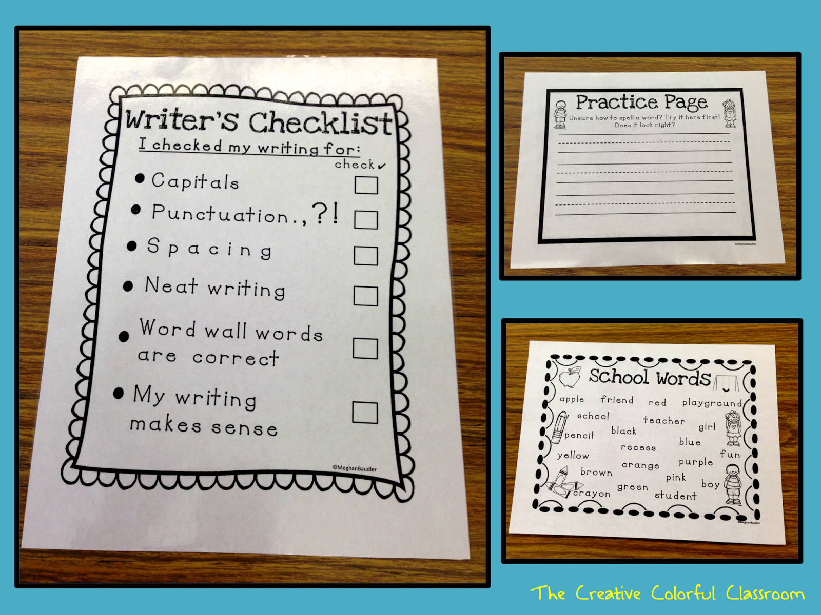 The Creative Colorful Classroom: Writer's Workshop Resources