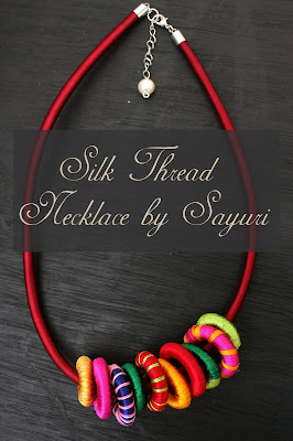 DIY silk Thread jewelry
