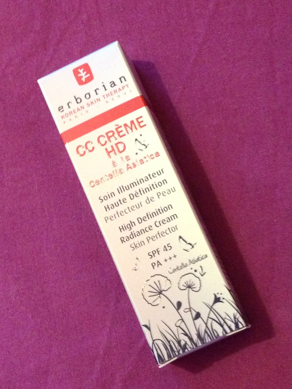 La nouvelle CC Crème HD d'ERBORIAN Coups de Coeur de Mumu