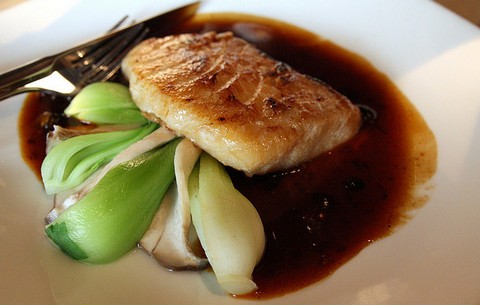Grilled Sable Fish with Black Bean Sauce
