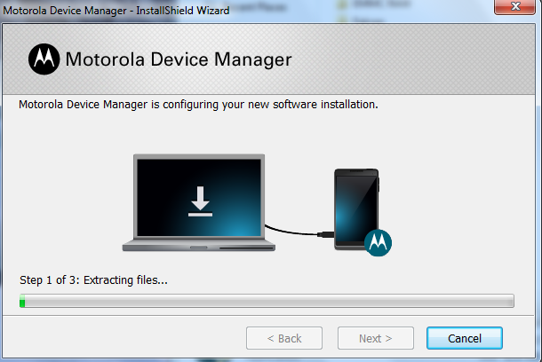 Motorola Device Manager Installation Step 4B