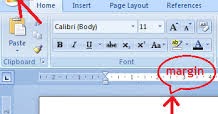 ilmu komputer perkantoran: Cara Mengaktifkan Garis Margin Pada Ms Word