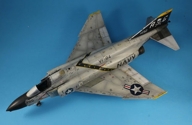 Montage pas à pas du F-4B Phantom II d'eduard au 1/48. F-4B Phantom II,Eduard 1/48, la patine.