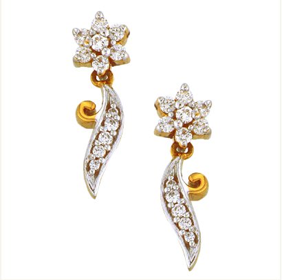 Diamond Earrings Diamond Earrings At Tanishq
