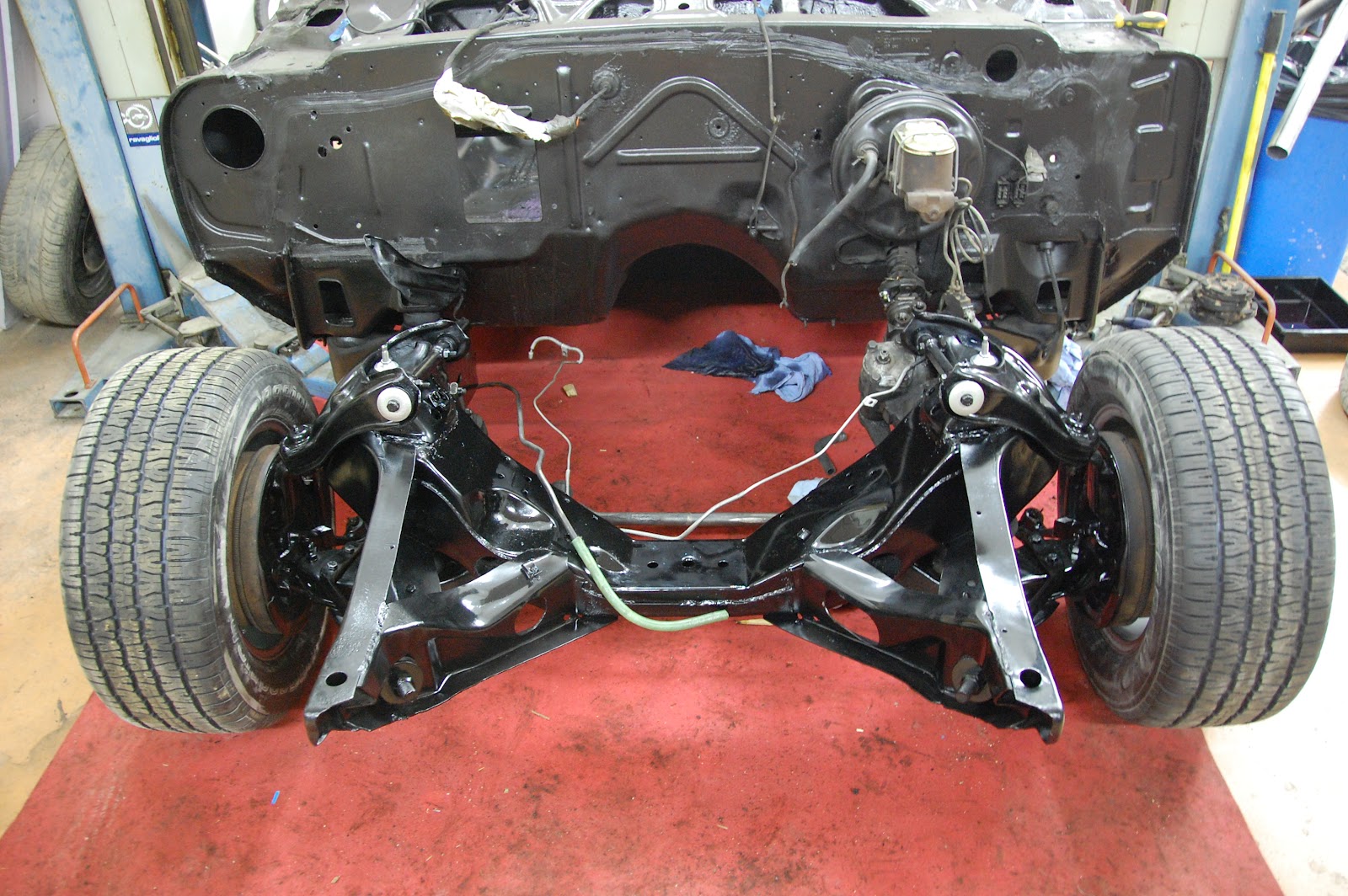 GalasCycles: chevrolet impala ss 1967 - front suspension - restoration