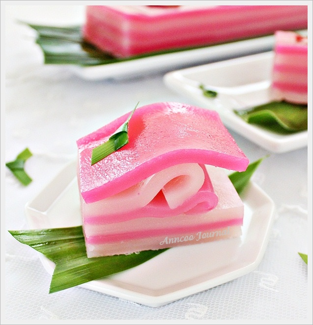 Kuih Lapis (Steamed Layer Cake) - Anncoo Journal