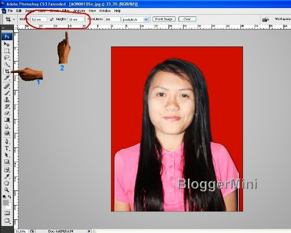 Cara Cetak Pas Foto Ukuran 2x3, 3x4 Dengan PhotoShop 