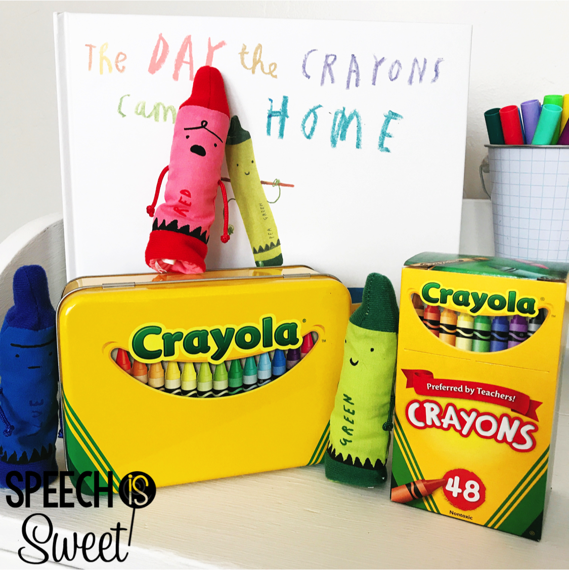 The Day the Crayons Came Home Speech is Sweet