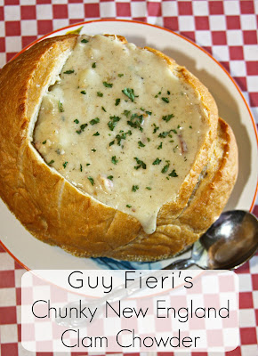 Guy Fieri's Chunky New England Clam Chowder - a Boston local's recipe!