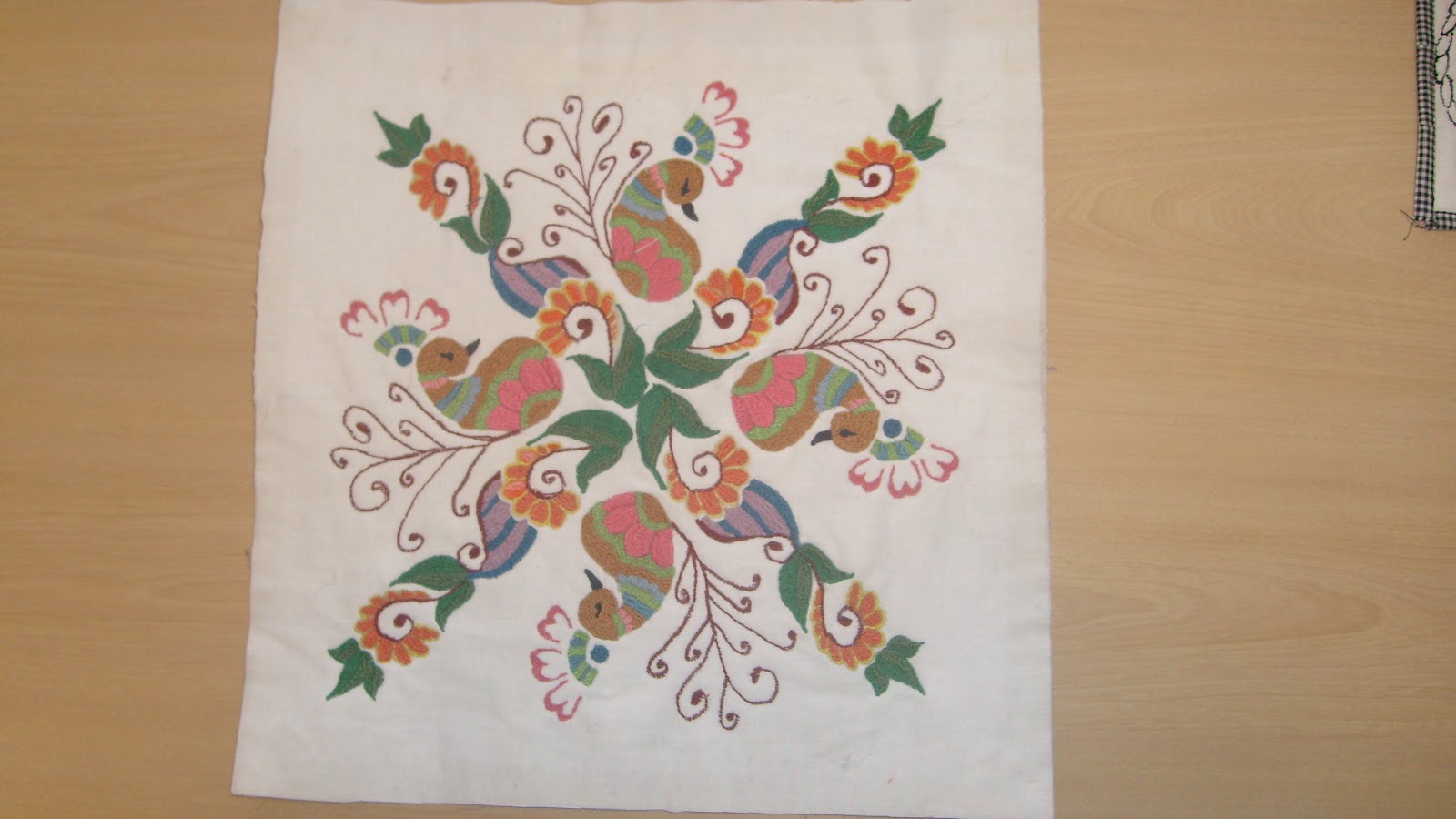 The quilt journey free motion machine embroidery project 2