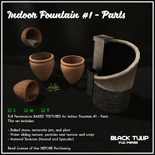 Textures - Indoor Fountain #1 - Parts
