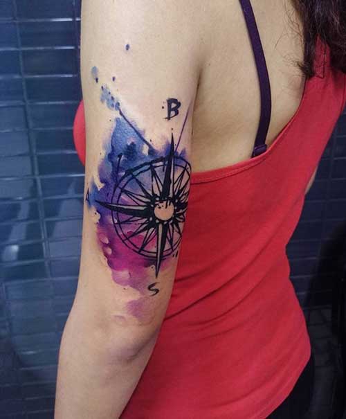 pusula kadın kol dövmeleri compass arm tattoo for woman pusula kadın kol dövmeleri compass arm tattoo for woman