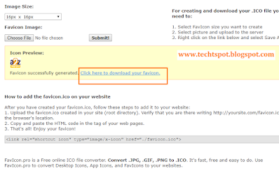 How to Create Favicon for Blogger 2