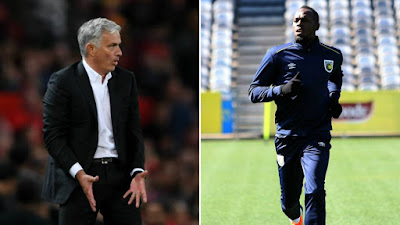 Usain Bolt Dreaming Of Being In Mourinho’s Squad.. Read More
