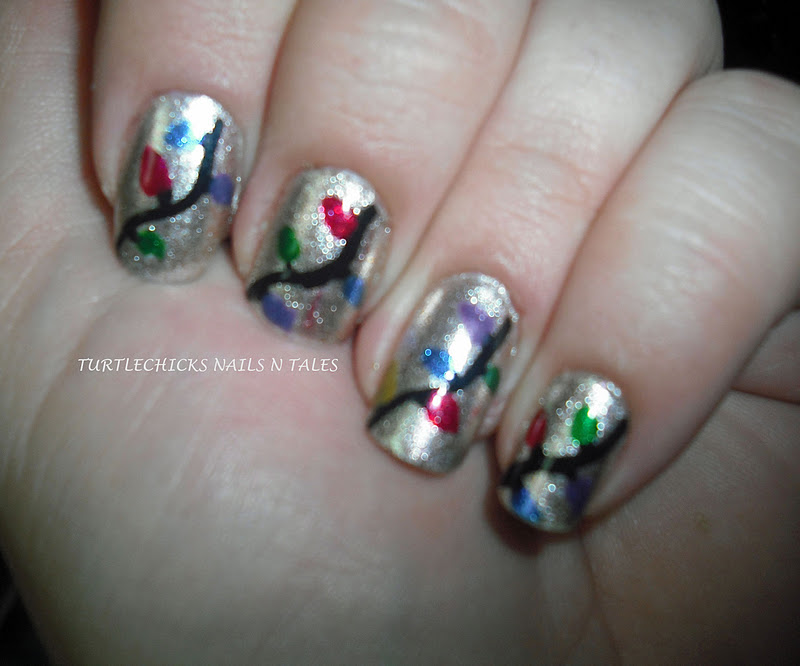 Turtlechick's Nails N Tales: Christmas Lights