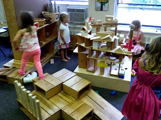 art and soul preschool: Our Block Area