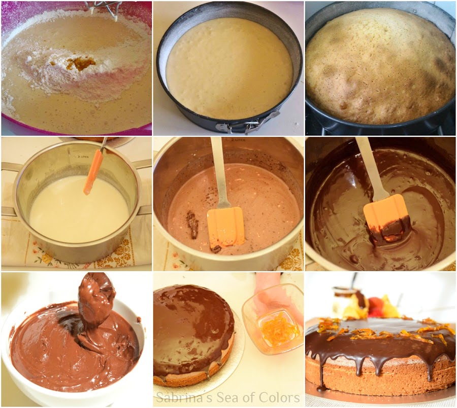 Pastel de naranja y chocolate paso a paso