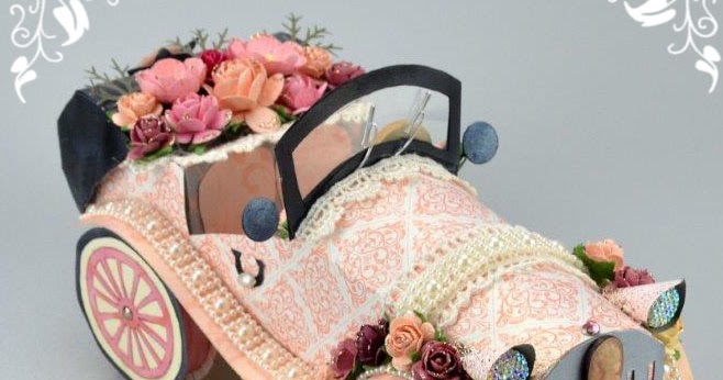 Downrightcrafty: Vintage Car - Hobby House Vintage Challenge Midway