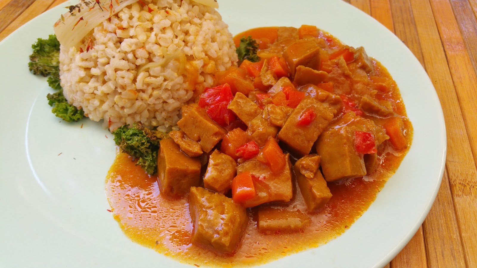 Vegspiration Blog de inspiración vegana Curry de seitán