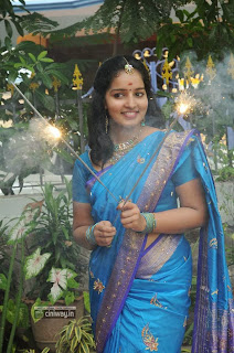 Malavika-Menon-Stills-in-Saree-at-Vizha-Movie-Team-Diwali-Celebration