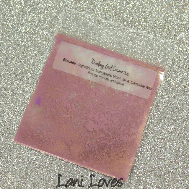 Darling Girl Brocade eyeshadow swatches & review