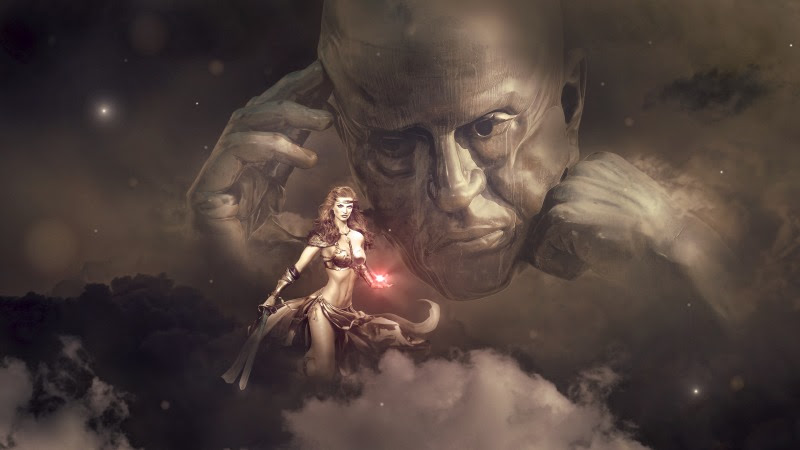 Magical Realms with Fairies and Gods