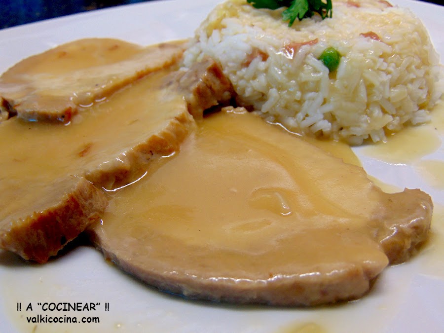 Lomo en salsa fácil