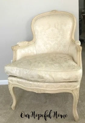 vintage bergere chair 1972