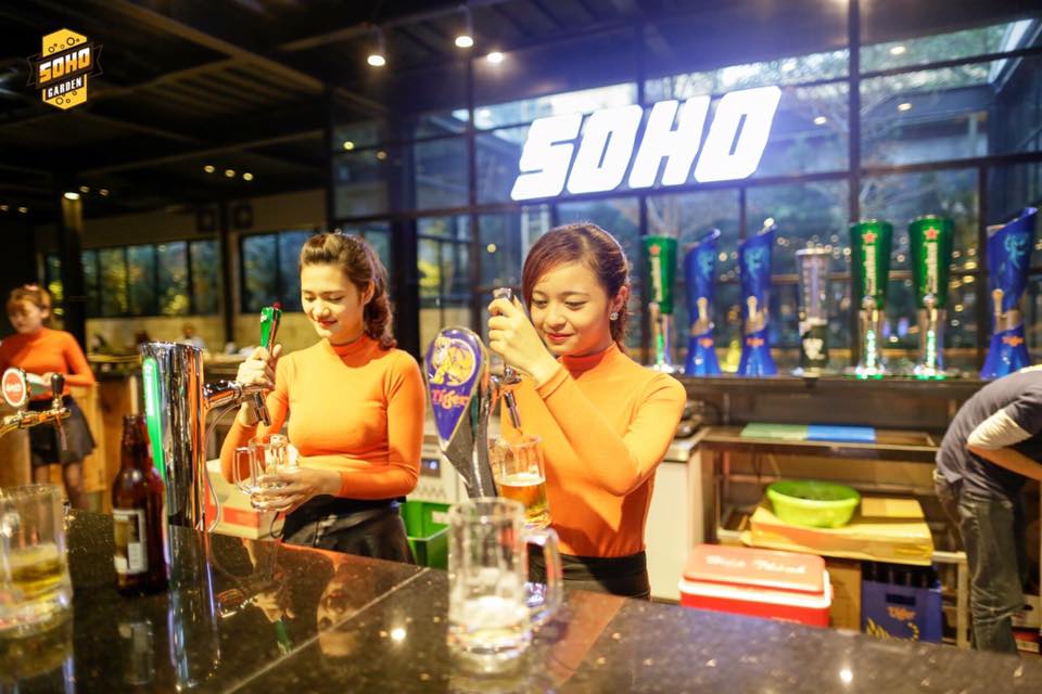 SOHO Beer Garden Club Soho Beer Garden Club Nhà hàng Bia Club sân