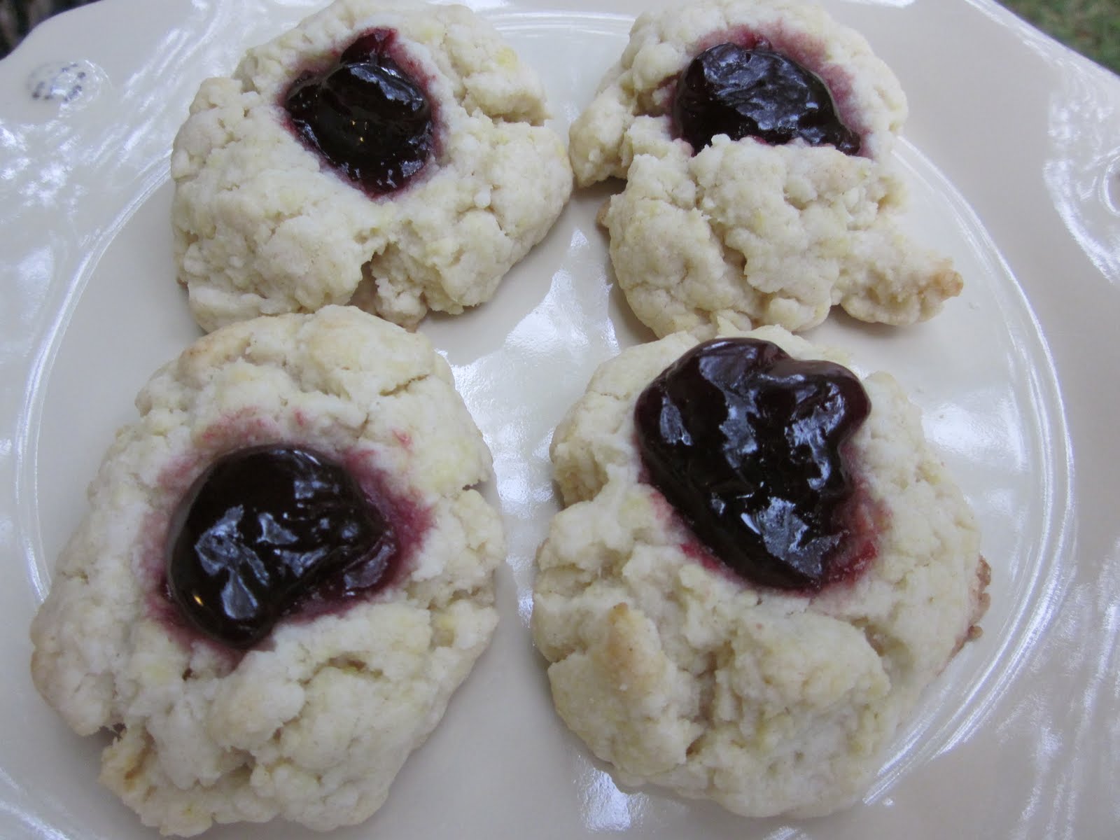 4 the love of feasting Shortbread Cookies with Raspberry Jam