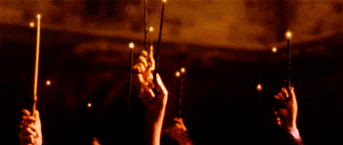 raising a wand for Alan Rickman 