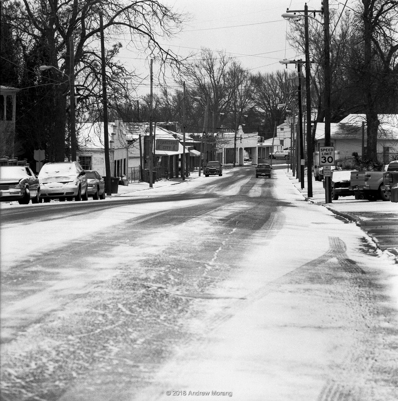 Urban Decay Snow in Vicksburg, Mississippi (B&W film)