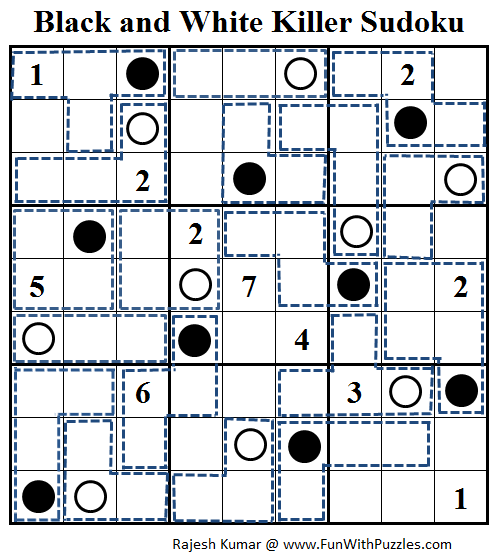 Black and White Killer Sudoku (Daily Sudoku League #102)