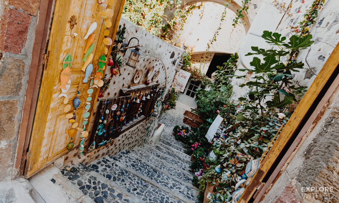 The Cave Shop in Fira Santorini
